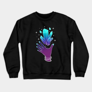 Crystal Power - Blue Crystal Crewneck Sweatshirt